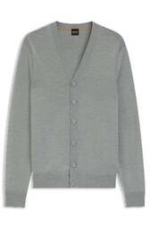 Regular Fit Cardigan I En Uldblanding