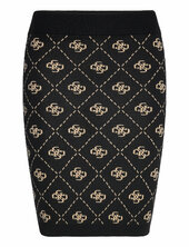 Sarah 4g Skirt Swtr Guess Jeans Black
