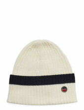 Malin Striped Beanie Busnel White