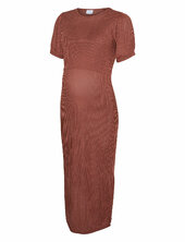 Mlanli June 24 Jrs Midi Dress 2f Mamalicious Brown