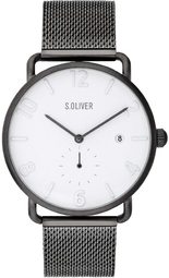 S.oliver Herreur So-3719-mq S.oliver Other Hvid/stål Ø41 Mm