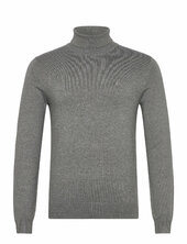 Ecovero L/s Roll Neck Knit Lindbergh Grey