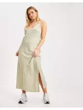 Calvin Klein Recycled Cdc Midi Slip Dress Midikjoler Ivory