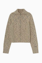 Kiannars Knit Zip - Creme - Résumé - Creme L