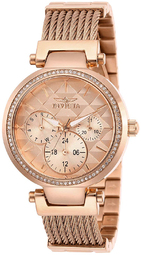 Invicta Dameur 28920 Angel Rosa Guldfarvet/rosaguldtonet Stål Ø36 Mm