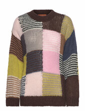 Long Sleeve Jumper, 2282 Multi Chec Stine Goya Patterned