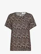 Rwelif Ss Blouse Rosemunde Brown