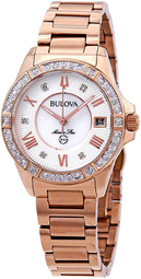 Bulova Dameur 98r258 Sølvfarvet/rosaguldtonet Stål Ø32 Mm