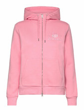 Reg Tonal Shield Zip Hoodie Gant Pink