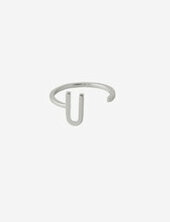 Ring A-z Silver Design Letters Silver