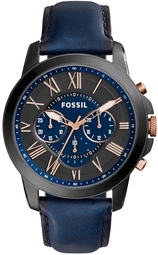 Fossil Herreur Fs5061 Dress Flerfarvet/læder Ø44 Mm