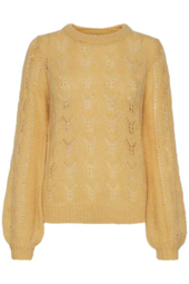 Ichi Iholta Pullover, Farve: Gul, Størrelse: Xs, Dame