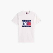T-shirts M. Korte ærmer Tommy Jeans  Tjm Slim Rwb Flag Tee Ex