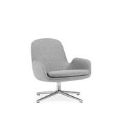 Normann Copenhagen Era Lænestol Lav M. Swivel Aluminium/synergy Lds16