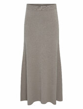 Yasfonny Hw Ankle Knit Skirt S. Noos Yas Grey