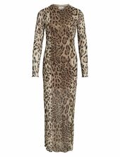 Vininna L/s Mesh Midi Dress Vila Brown