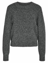 Nmnola L/s O-neck Knit Fwd Noisy May Grey