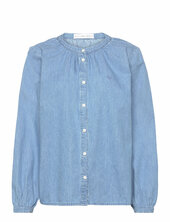 Pd-luna Denim Shirt Pieszak Blue
