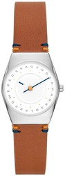 Skagen Dameur Skw3086 Grenen Lille Hvid/læder Ø26 Mm