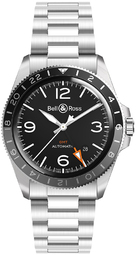 Bell & Ross Herreur Brv293-bl-st/sst Vintage Sort/stål Ø41 Mm