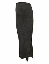 Mlalanis Seamless Al Rib Skirt Hw Noos Mamalicious Black