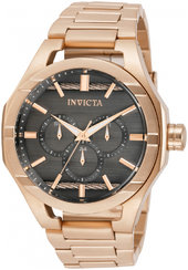 Invicta Herreur 31834 Grå/rosaguldtonet Stål Ø48 Mm