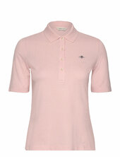Slim Shield Ss Pique Polo Gant Pink