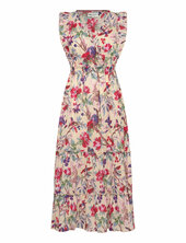 Samoll Midi Dress Sl Lollys Laundry Pink