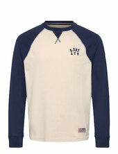 Vintage Athletic Baseball Top Superdry Cream