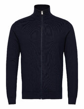 Slhberg Full Zip Cardigan Noos Selected Navy