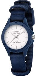 Sector Dameur R3251539502 Save The Ocean Hvid/tekstil Ø32 Mm