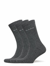 Soft Cotton Socks 3-pack Gant Grey