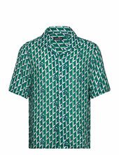 Donso Airy Island Geo Shirt J. Lindeberg Green
