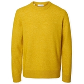 Pullovere Selected  Noos Rai Knit - Gold Flake