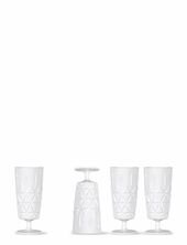 Picnic Juni Glass High Sagaform White
