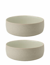 Emma Bowl Ø 13.5 Cm 2 Pcs Grey Stelton Beige