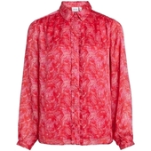 Bluser Vila  Shirt Layla Vie L/s - Pink Yarrow