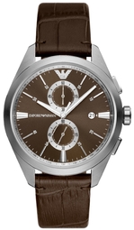 Emporio Armani Herreur Ar11482 Claudio Brun/læder Ø43 Mm