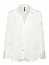 Vmsommer Ls Shirt Wvn Noos Vero Moda White