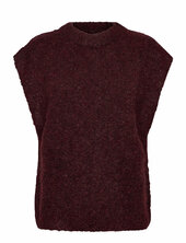 Patrisia New Knit Vest A-view Burgundy