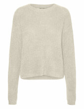 Vmpuff Ls O-neck Pullover Boo Vero Moda Cream