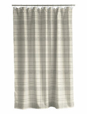Badeforhæng 180x200 Tartan Offwhite Södahl Beige