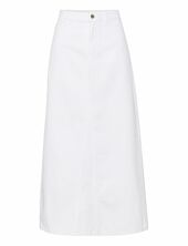Milygz Hw Long Skirt Gestuz White