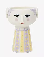 Eva Vase H15 Lavendel Bjørn Wiinblad Patterned
