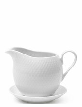 Rhombe Saucekande 67 Cl Lyngby Porcelæn White