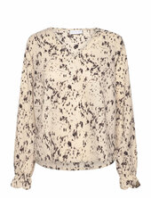 Blouse In Sprinkle Print Coster Copenhagen Cream