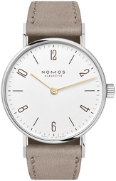 Nomos Glashütte Dameur N-127 Tangente Hvid/læder Ø32.8 Mm