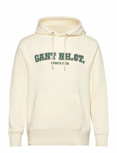 Graphic Sweat Hoodie Gant Cream