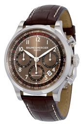 Baume & Mercier Herreur Moa10083 Capeland Brun/læder Ø42 Mm
