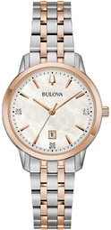 Bulova Dameur 98p213 Sutton Hvid/stål Ø31 Mm